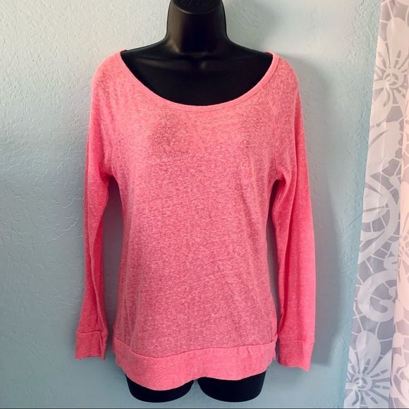 SO Neon Pink Lightweight Sweatshirt Size Medium